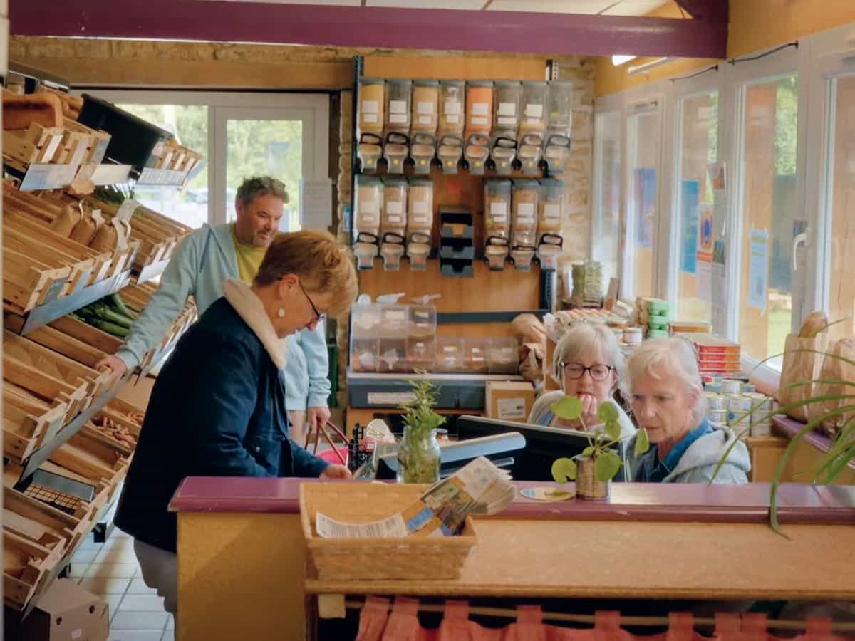 Épicerie participative d'un projet de hameau léger