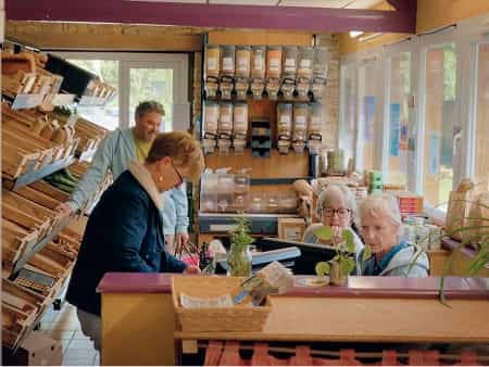 Épicerie participative d'un projet de hameau léger