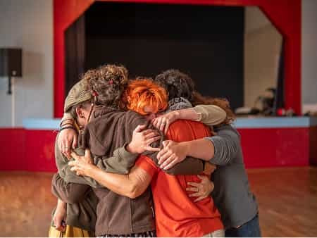 Collectif dans un moment de connexion