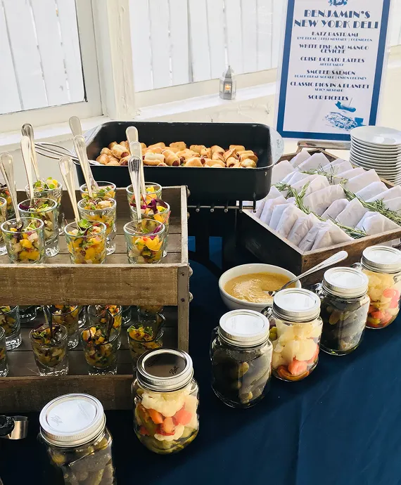 Bar Mitzvah catering created by Bartleby & Sage.