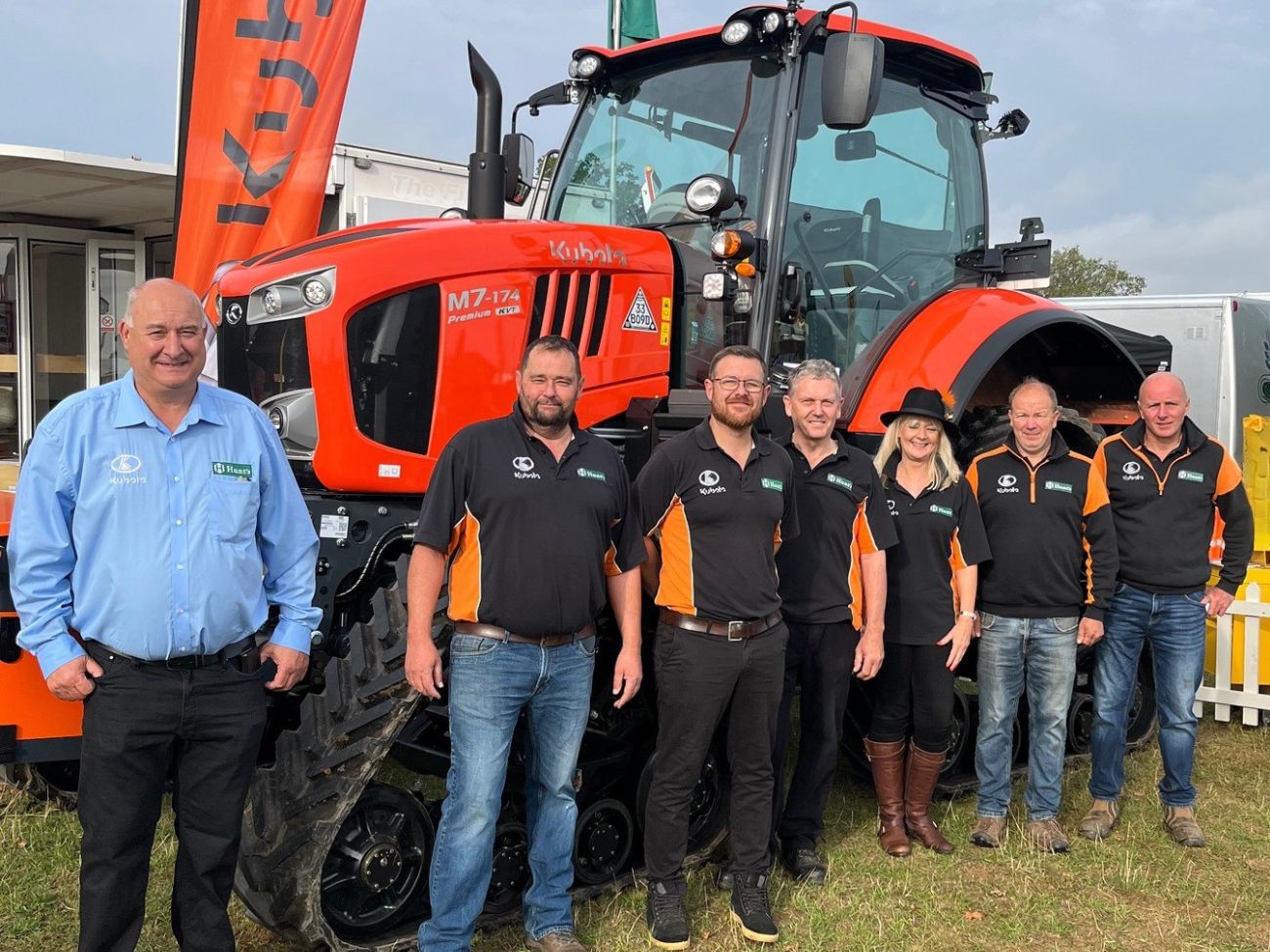 The Hunts team at a trade show