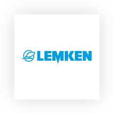 LEMKEN company logo in blue with a stylized leaf symbol.