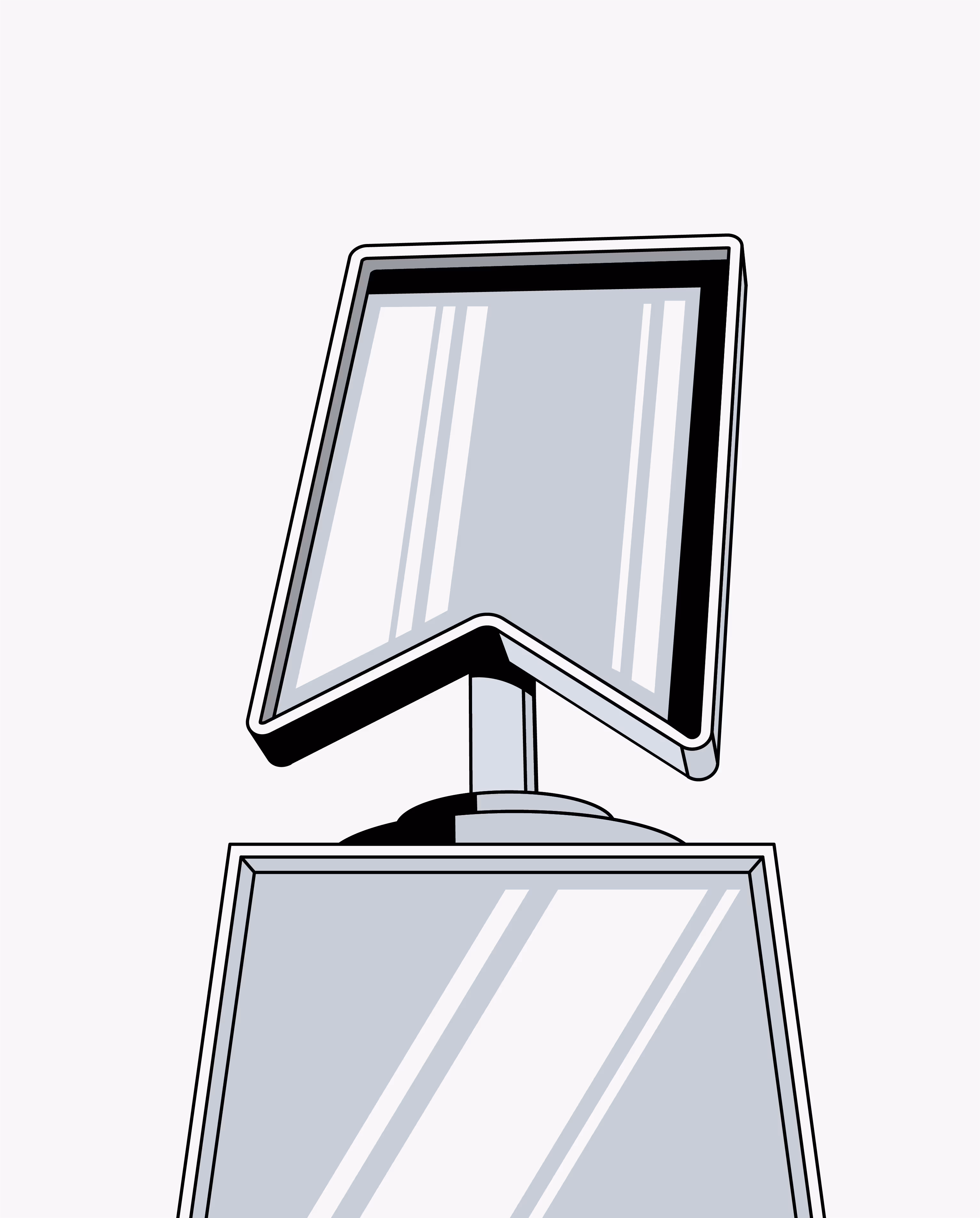 Illustration d'un trophée argenté