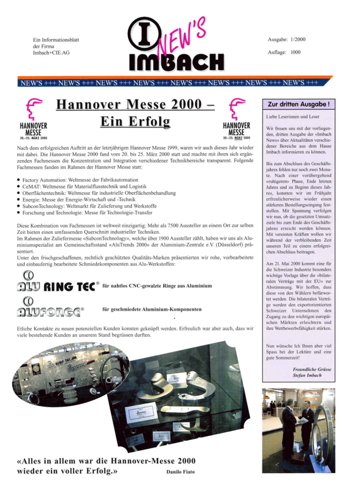 Imbach News Ausgabe 3