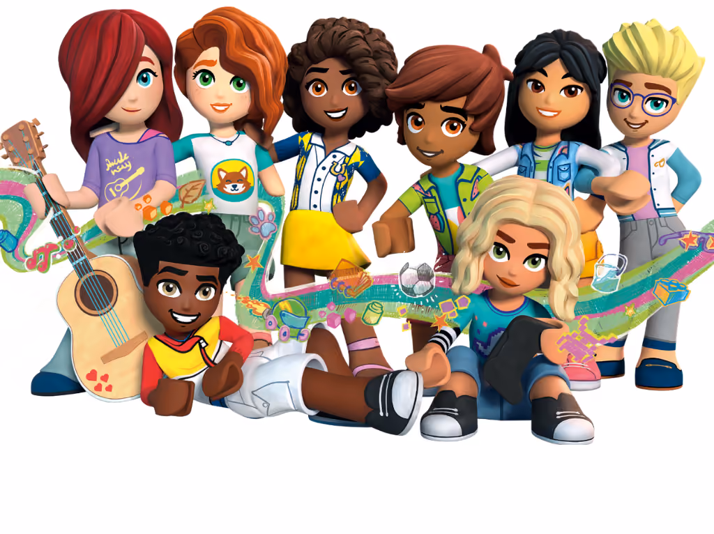 The Lego Friends characters