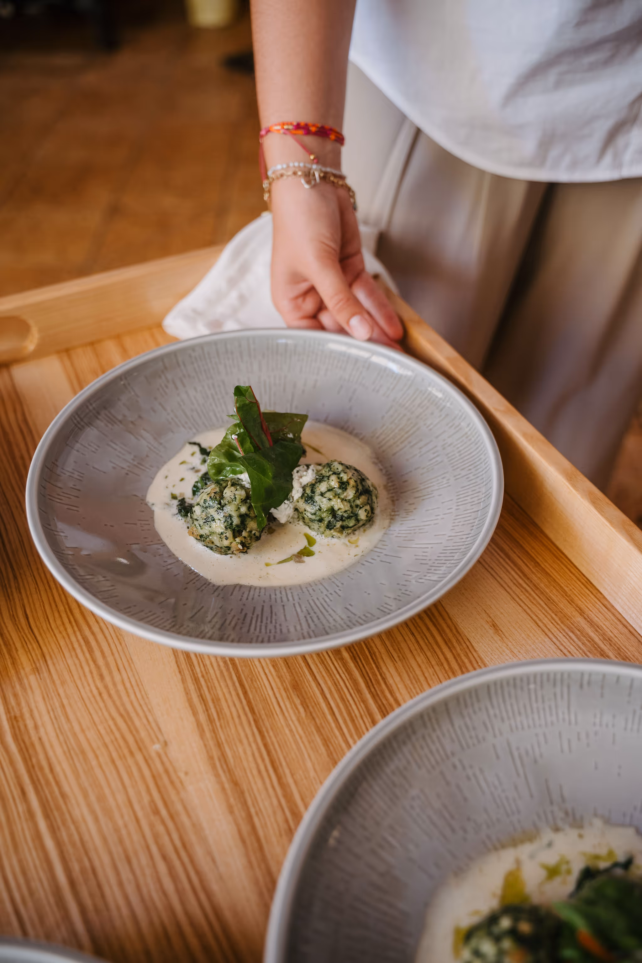 Regionale Spinatknödel vom Schützenwirt bei Salzburg