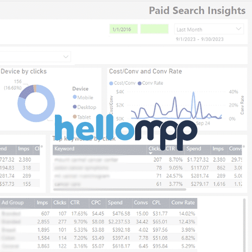 HelloMPP icon with screenshot background