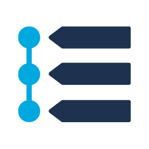 Straightforward steps of how to proceed with audit results.