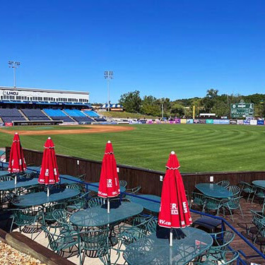 High top seating at the West Michigan Whitecaps