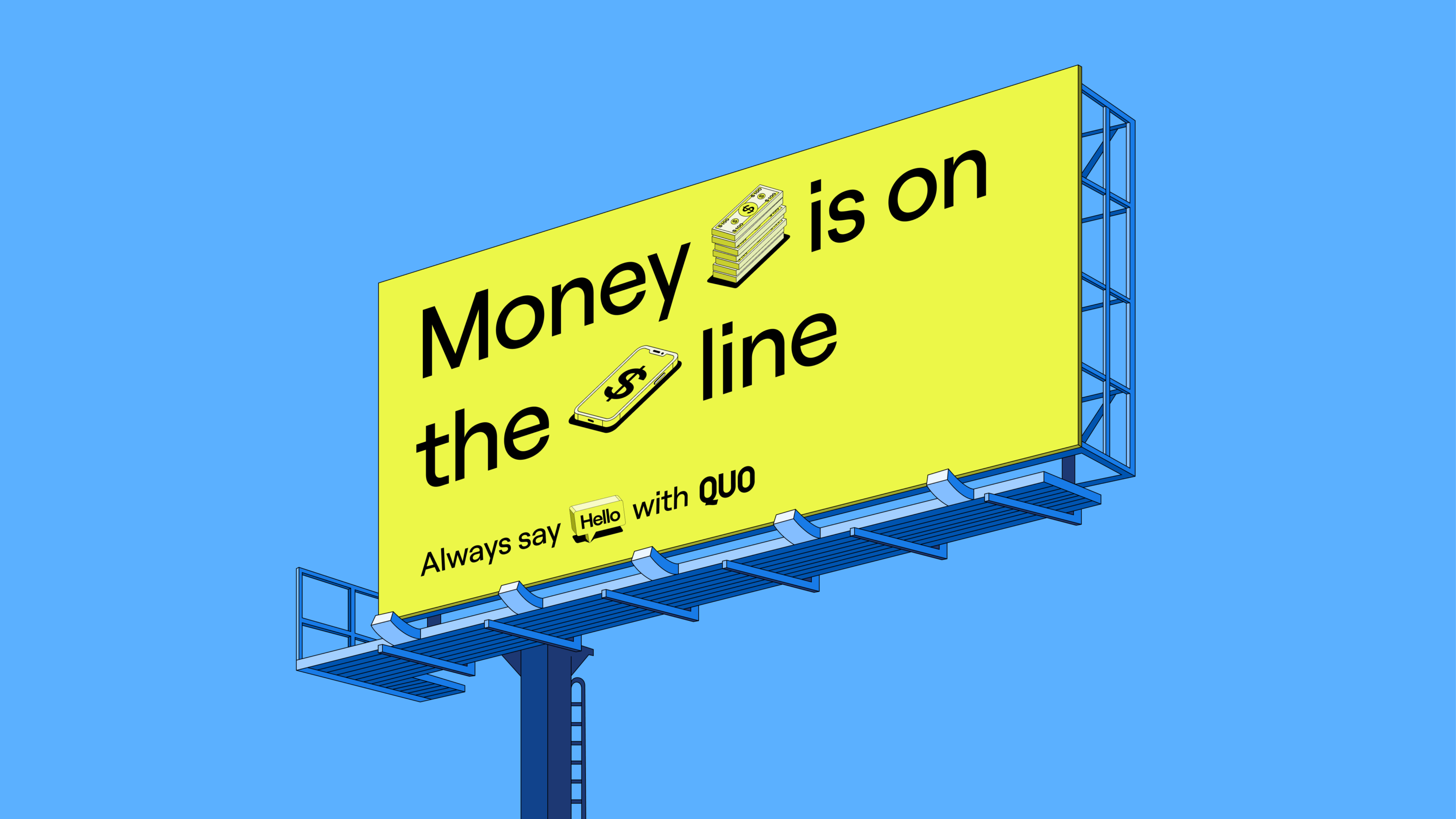 OOH campaign website built in Webflow