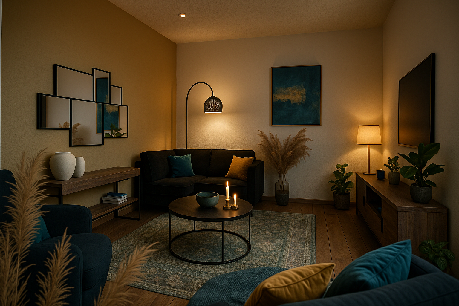 Visuel 3D d'un salon