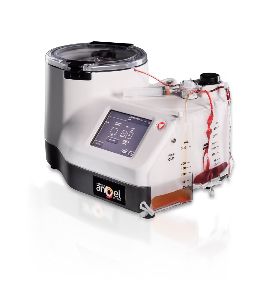 Angel PRP System with advanced closed-loop automation delivering highly concentrated platelet-rich plasma for aesthetic treatments