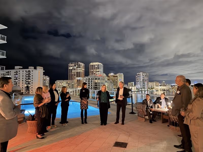 Chamber Leaders Gather at Escape Rooftop
