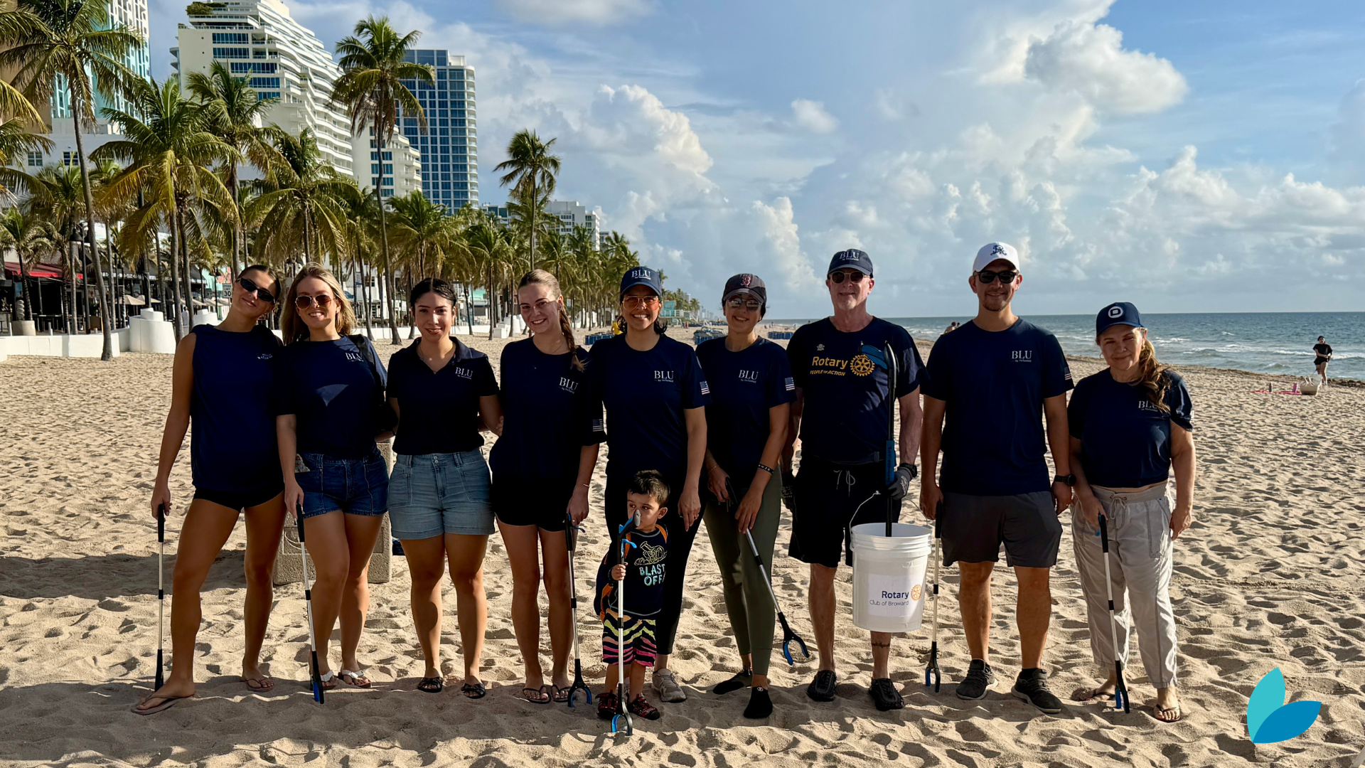 BLU Comes Together for a Day at the Beach