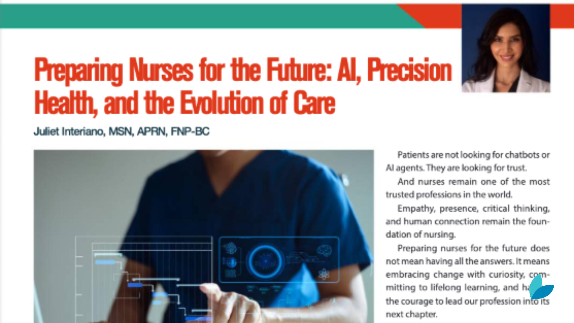 The Future of Nursing Starts Now