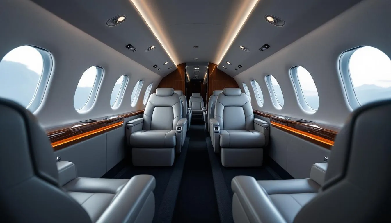 The image showcases a sleek private jet parked at a private terminal, emphasizing the luxury and convenience of private jet charters for travelers. This scene highlights the benefits of empty leg flights, offering a cost-effective option for business and leisure travelers looking for a premium aviation experience.