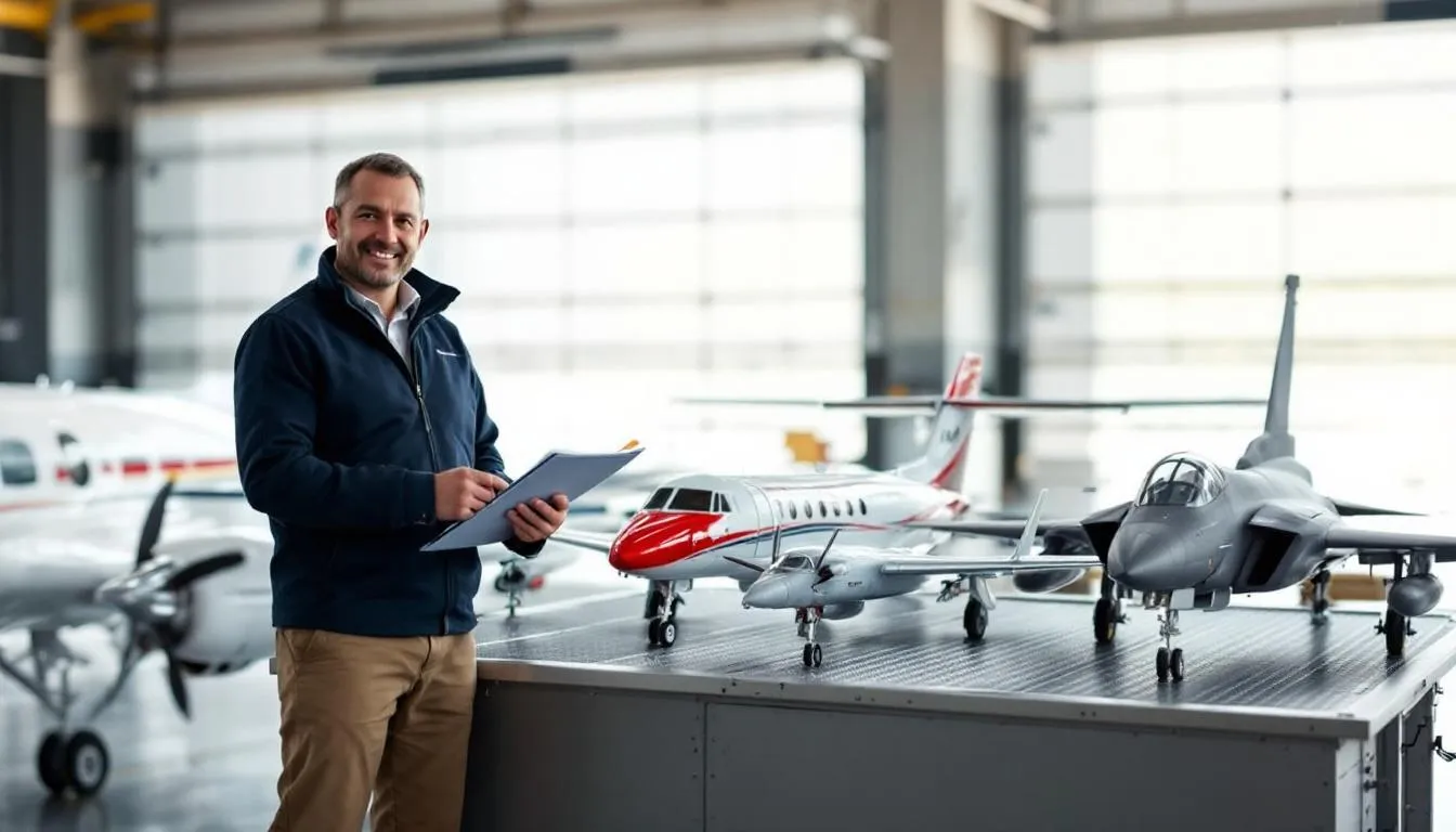 The image depicts a selection of various aircraft types available for private jet charters, showcasing the diversity in the private aviation market. It emphasizes the importance of choosing the right aircraft for private travel, highlighting options that cater to business executives and leisure travelers alike.