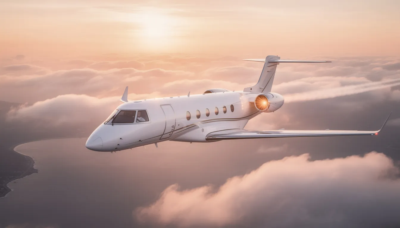 The image depicts a luxurious private jet ready for charter flights, emphasizing the convenience of last minute private jet deals for urgent travel needs. Passengers can enjoy the highest standards of service while saving valuable time on their journey.