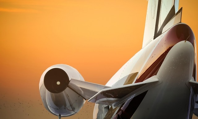 aircraft, plane, engine, sunset, private jet, nature, airport, airplane, transport, transportation