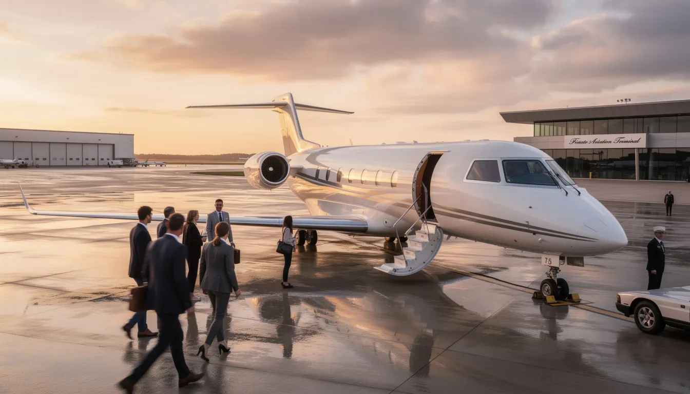 The image showcases a sleek electric air taxi designed by Joby Aviation, featuring six tilting propellers and large windows for a panoramic view. This all-electric aircraft is poised to revolutionize urban air mobility, allowing up to four passengers to enjoy a comfortable flight experience as part of a convenient air taxi service powered by Uber Air.