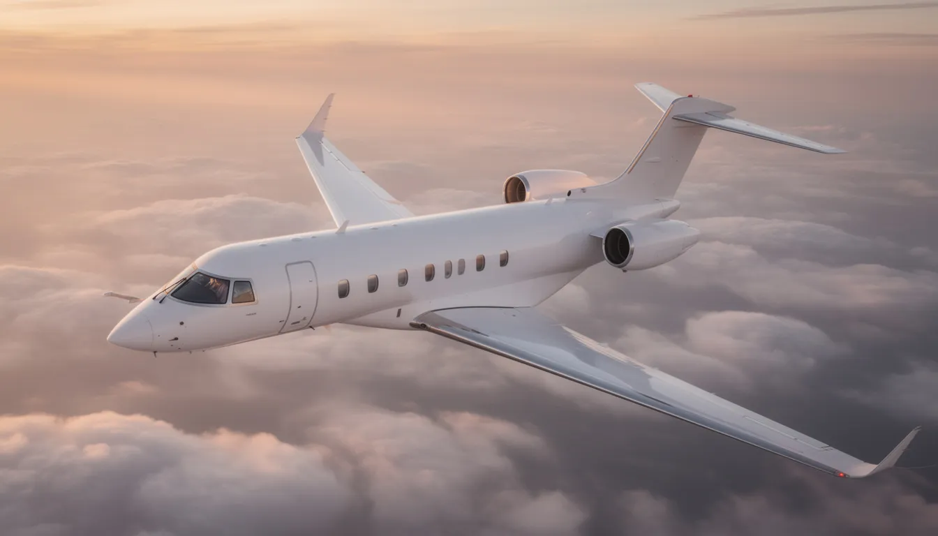 The image features a sleek private jet parked at a modern airport, showcasing the luxury of private aviation. This aircraft symbolizes the convenience and exclusivity of fractional ownership and jet card programs, appealing to business professionals and clients who value efficient travel.