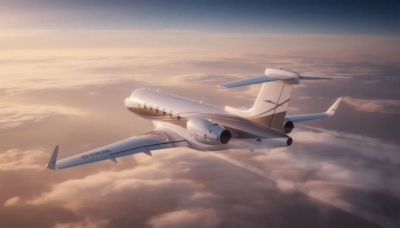 The image depicts a sleek private jet parked at London Biggin Hill Airport, showcasing the airport's private terminal that caters to passengers seeking a stress-free travel experience. With its rich history and convenient location, this airport offers easy access to central London and attractions like Canary Wharf, making it an ideal departure point for an enjoyable trip to destinations such as Miami or York.