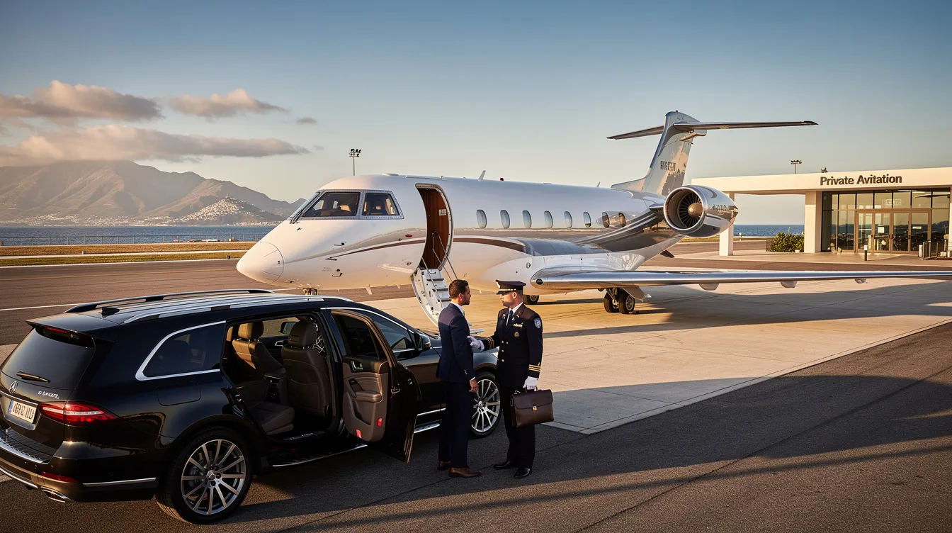 The image depicts a sleek general aviation aircraft parked in a spacious hangar, showcasing its polished exterior and advanced avionics. This private plane symbolizes the investment in ownership, encompassing costs such as initial purchase price, maintenance costs, and ongoing expenses like fuel and insurance, essential for both personal recreation and business purposes.
