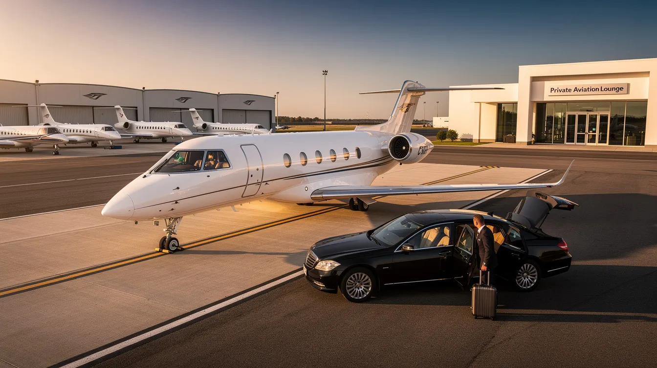 The image depicts a modern Cessna 172 aircraft parked at a local airport, symbolizing private aviation and fractional ownership. It highlights the benefits of co-ownership agreements among partners, showcasing the potential for shared operating costs and access to new airplanes for flying enthusiasts.