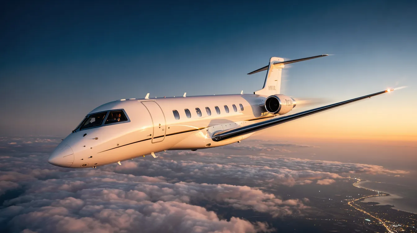 The image depicts a luxurious private jet on a runway, symbolizing the world of private jet aviation. It highlights the significance of jet fuel prices, showcasing the importance of fuel costs in the aviation industry, particularly in terms of dollars per gallon.