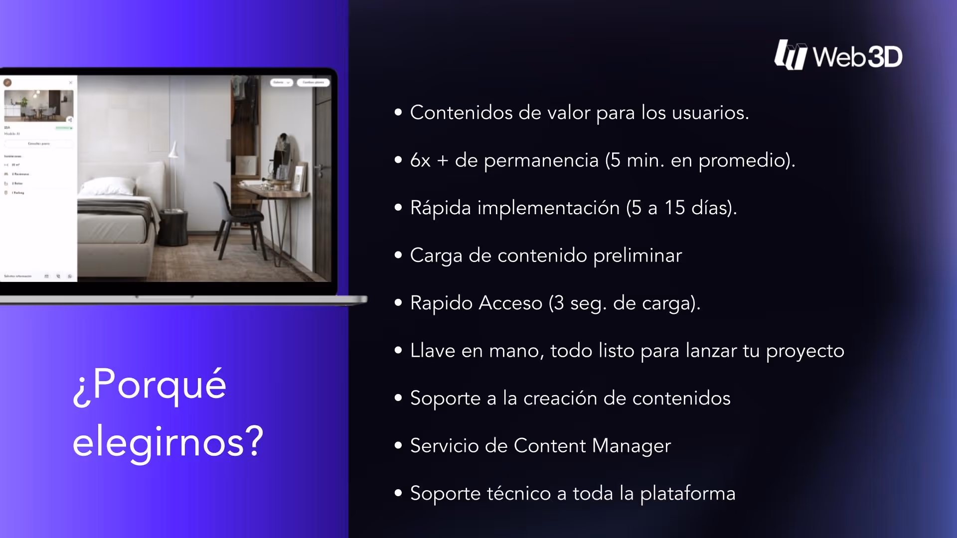 porque elegir web3d