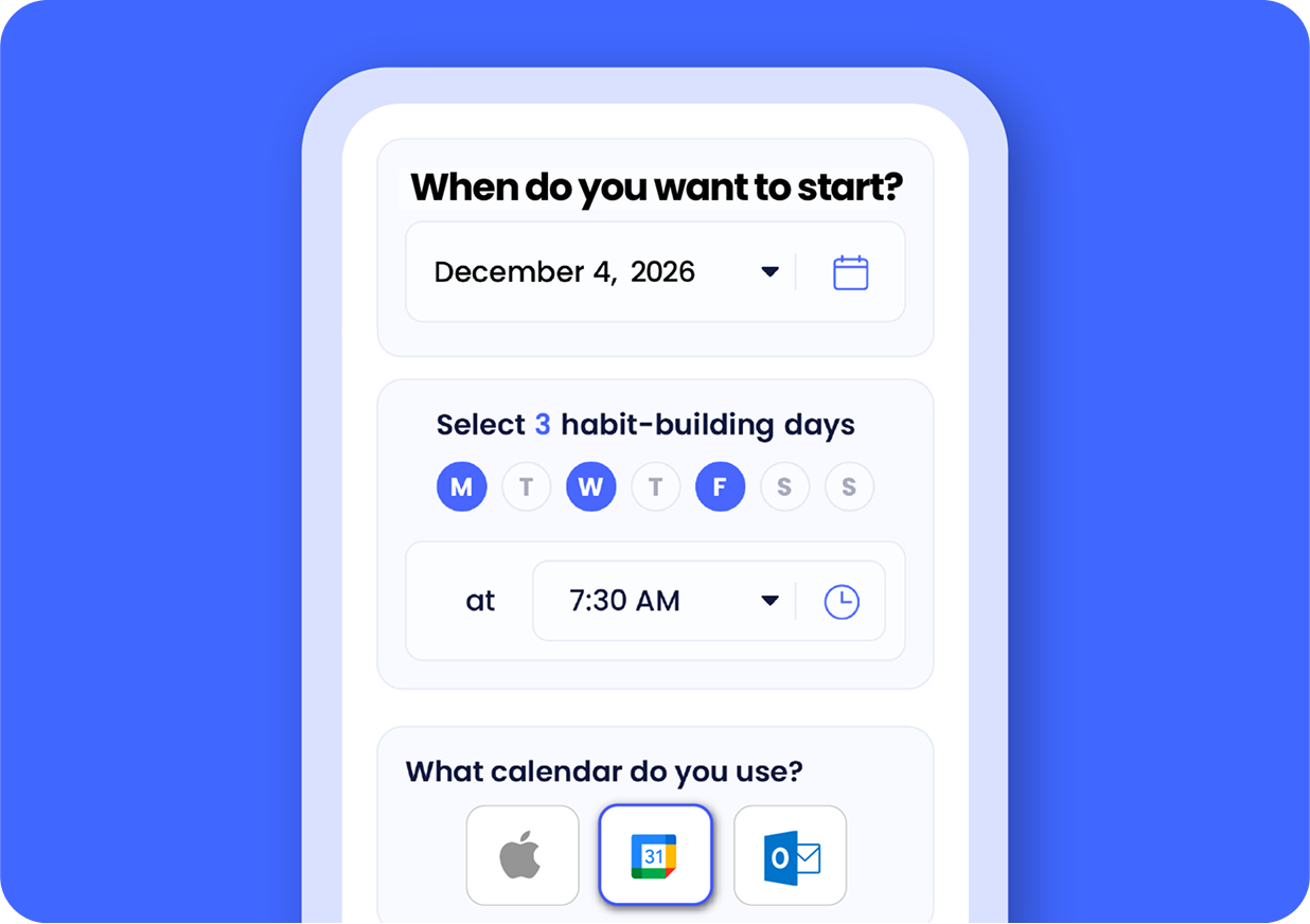 Customize the Beckn plan to fit your schedule