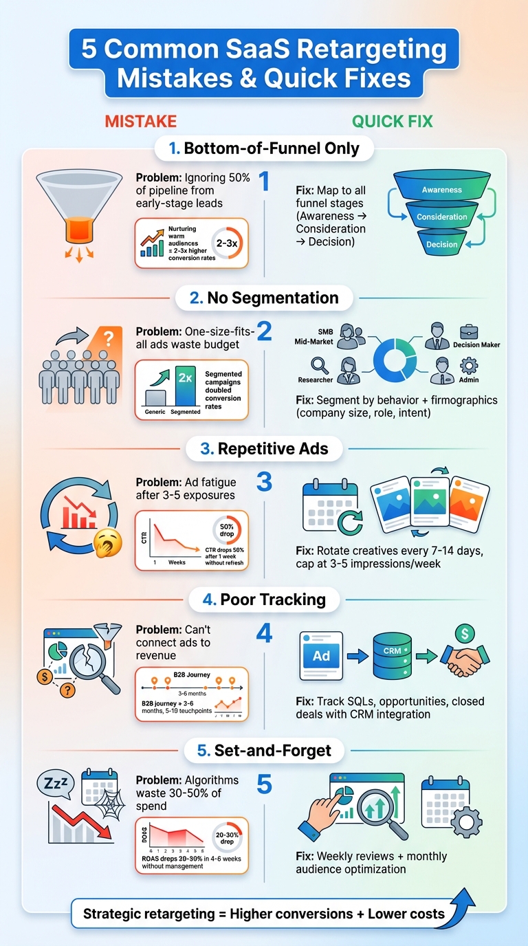 5 Common SaaS Retargeting Mistakes and How to Fix Them