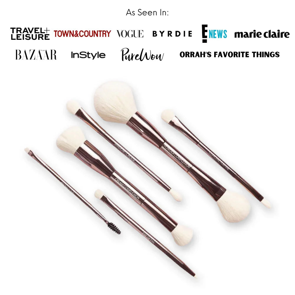 Sustainable Luxury Dual-Ended Makeup Brush Set 5