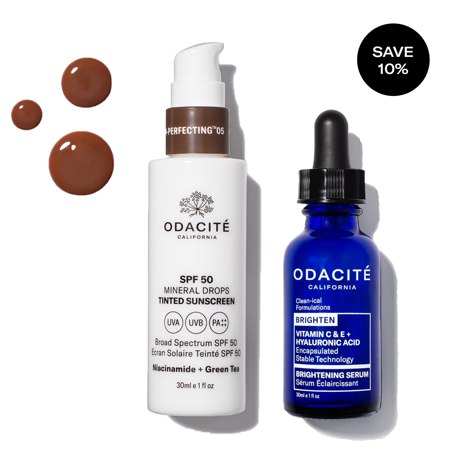 Sun Damage Defense Duo • SPF 50 + Vitamin C 10