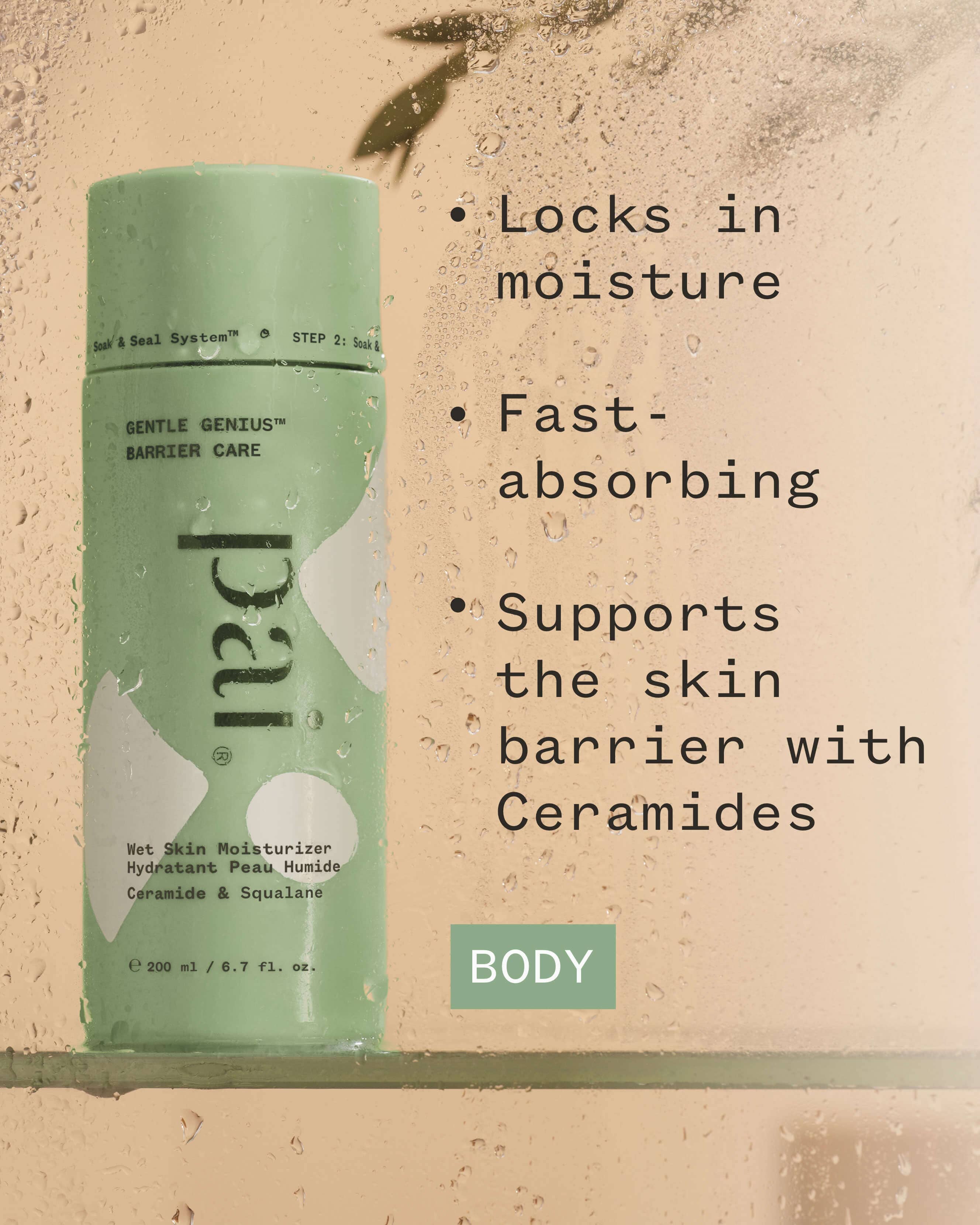 Gentle Genius™ Barrier Care Wet Skin Moisturizer 3