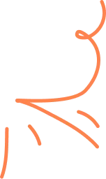 Dynamic orange hand-drawn burst lines for creative emphasis in Solid Promo Prints’ marketing assets, social media graphics, or product reveals
