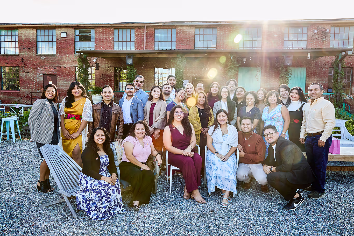 LatinxEd community members celebrating at the Latine Education Summit