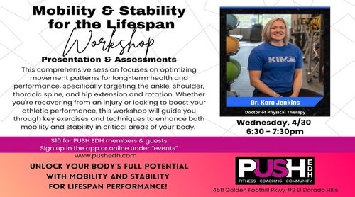 Mobility and Stability for the Lifespan