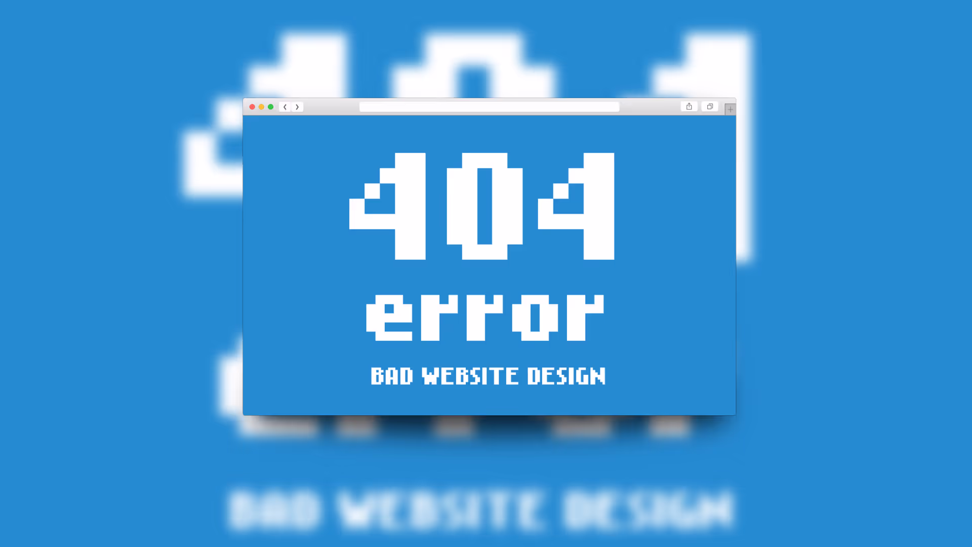 Bad websites are bad for business
