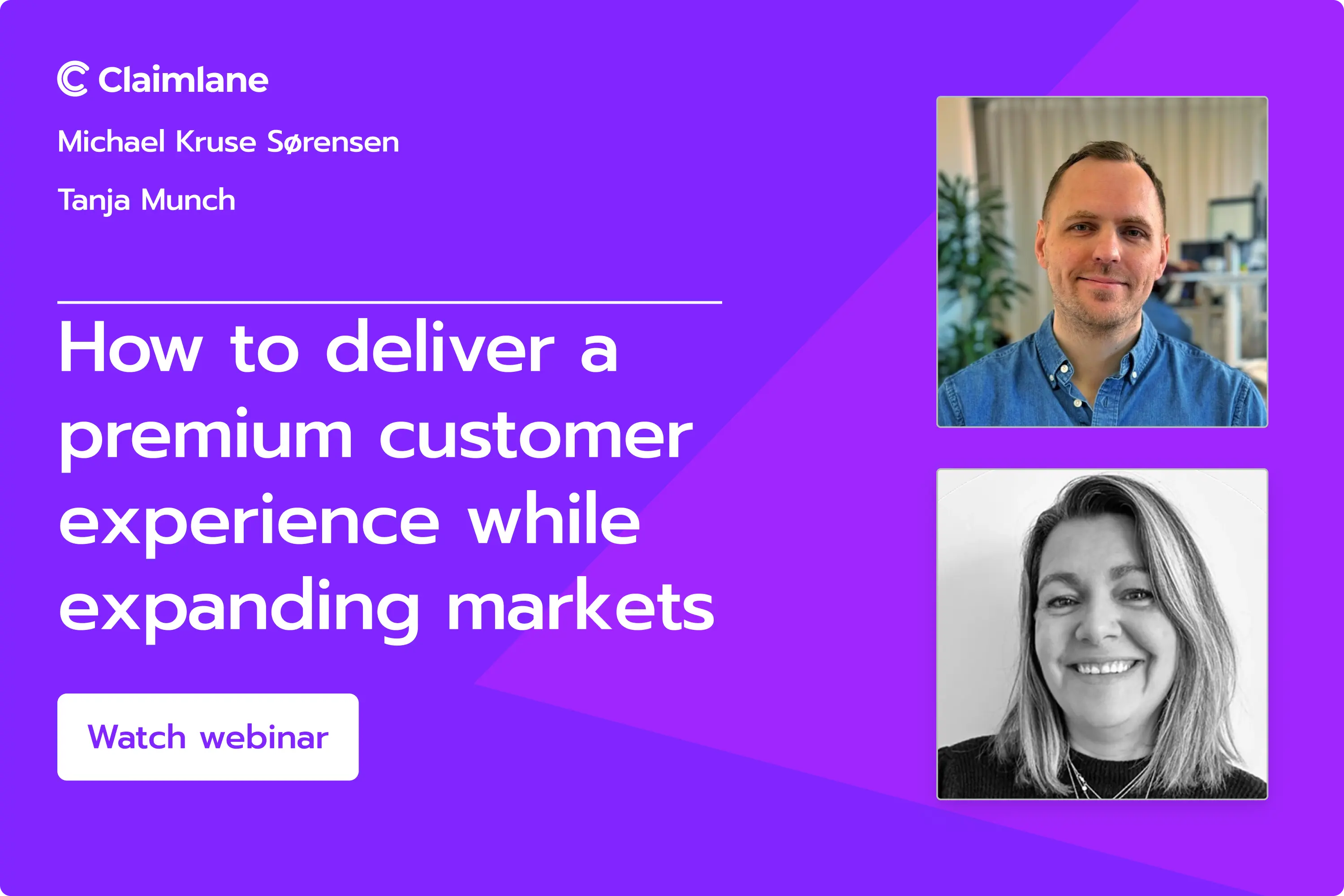 A thumbnail for a webinar: how to deliver a premium customer experience while expanding markets