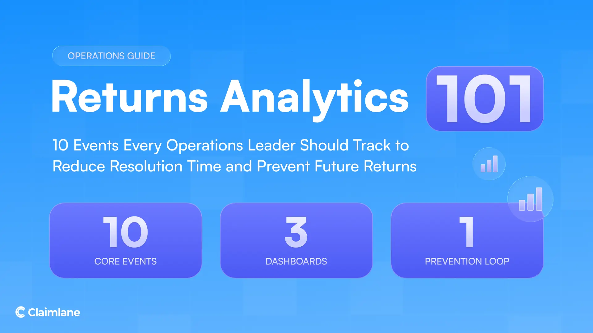 Returns Analytics, 10 Events to Reduce Resolution Time