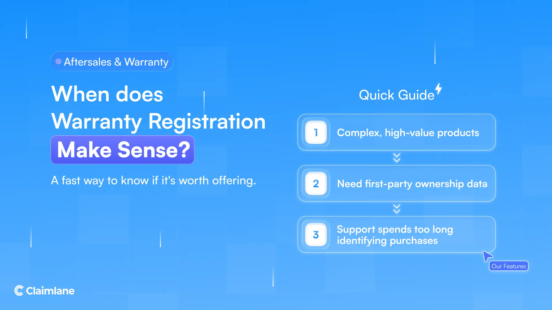 When Does Warranty Registration Make Sense to Offer?