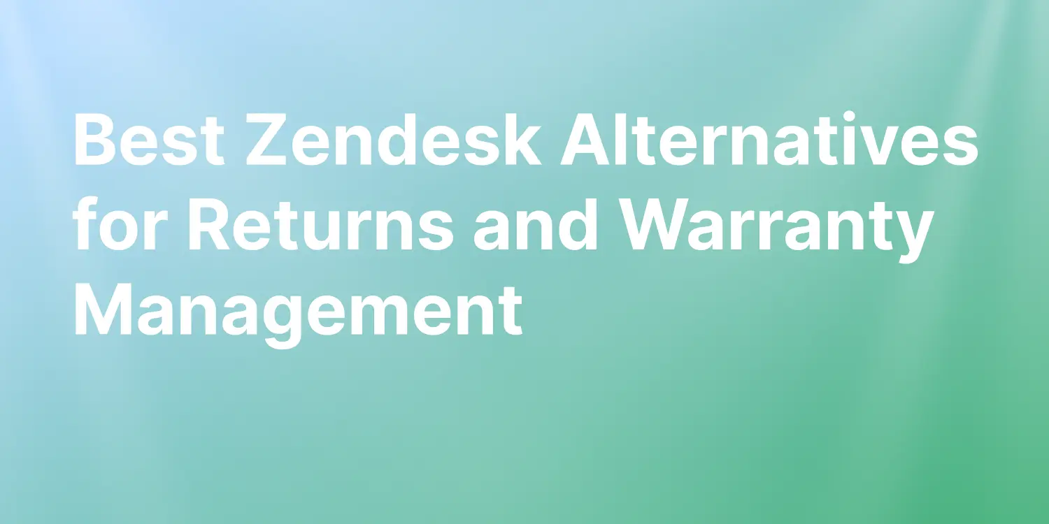 Zendesk Alternatives