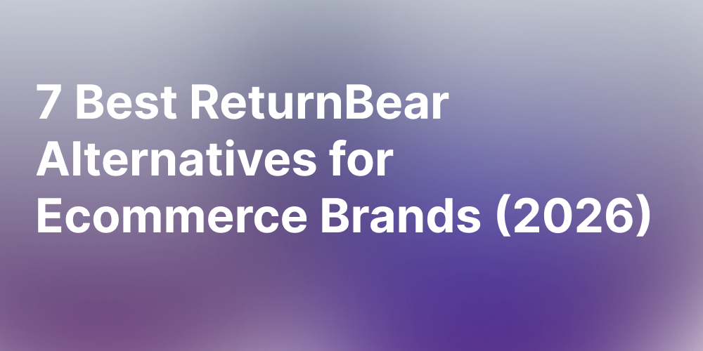 Comparison chart concept for ReturnBear alternatives, showing returns automation, warranty support, repair workflows, and global drop-off options.