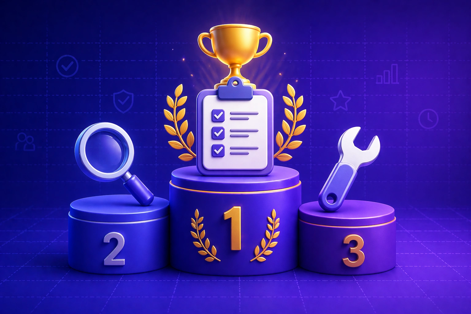 Side-by-side comparison cards of NCR and CAPA reporting tools with feature icons and rating badges