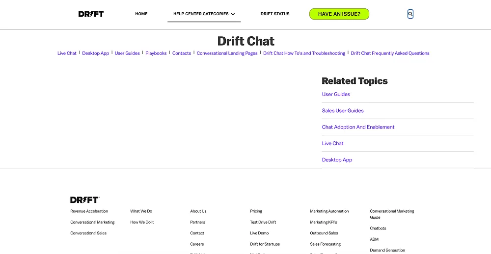 Drift Website