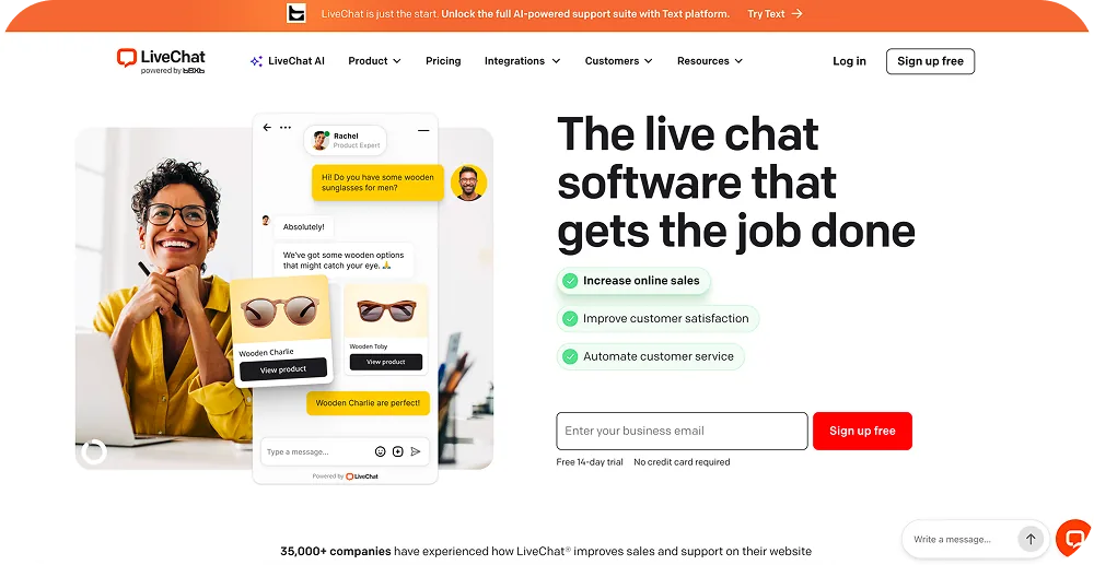 LiveChat Website