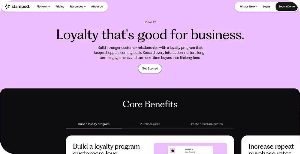 Stamped Website