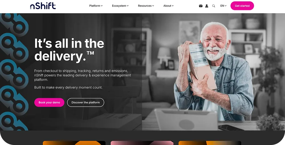 nShift Website