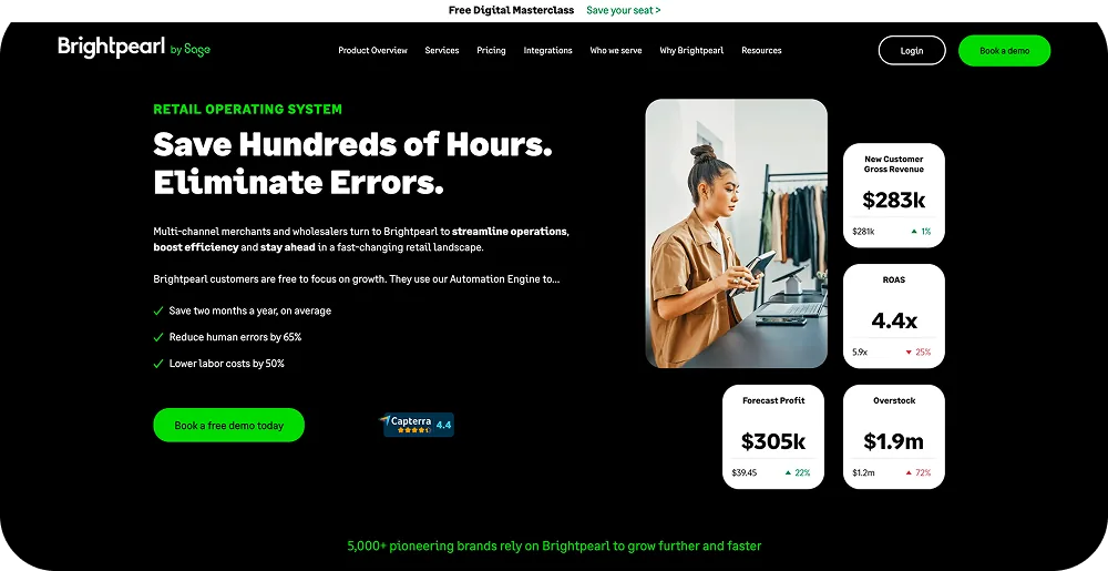 Brightpearl Website